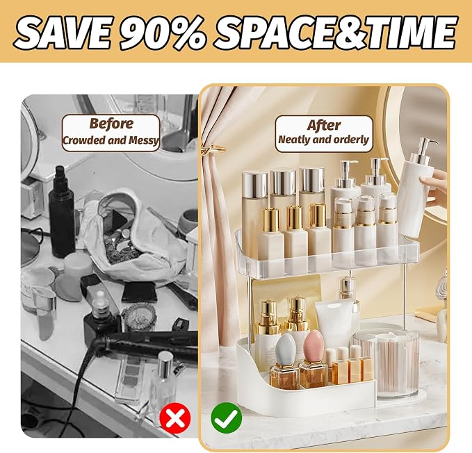 DASITON Large Capacity Makeup Organizer - Image 5