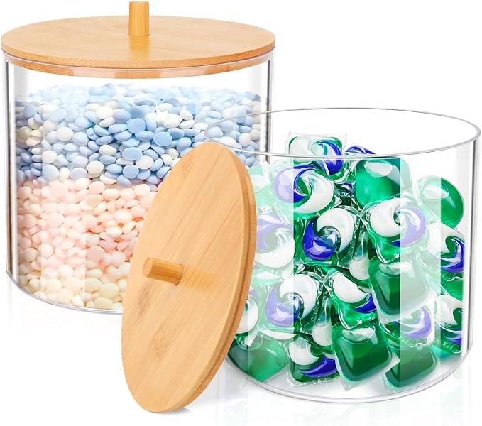 JYPS 1+1 Large-Capacity Laundry Pods Container by JYPSPREMIUMPRODUCTFORYOU