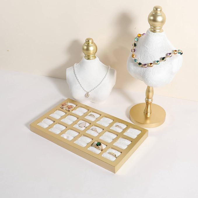 GemeShou Velvet Ring Storage Organizer Tray - Image 8
