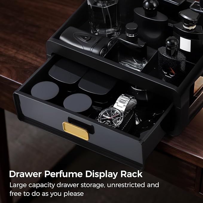 EHORIA Cologne Organizer for Men, Bathroom Organizers, Cologne Organizer - Image 2