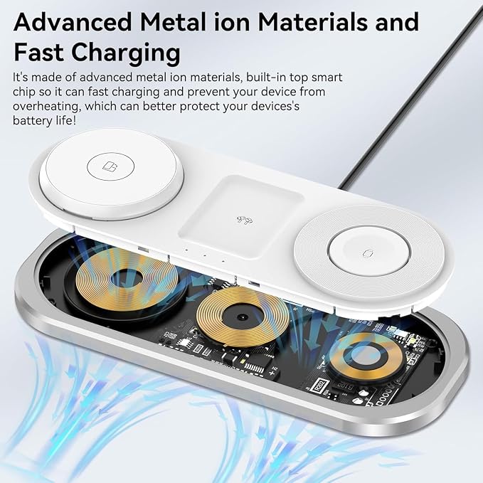 3 in 1 Fast Wireless Charger Stand - Image 7