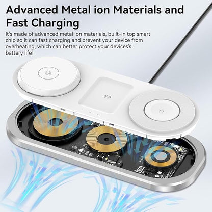 3 in 1 Fast Wireless Charger Stand - Image 7