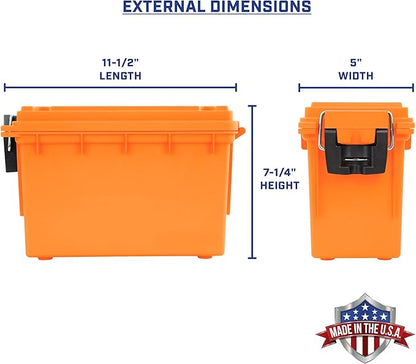 Sheffield Ammo Box Made in USA, Stackable Lockable Ammo Storage Box | Lockable - Image 2