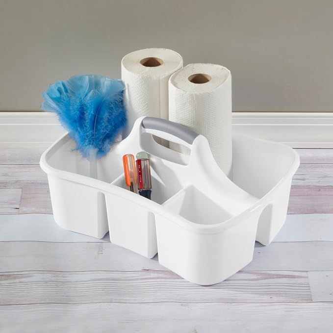 Large 5 Gal Divided Cleaning Caddy Organizer - Image 3