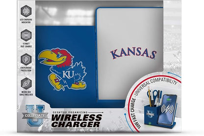 SOAR NCAA Unisex Cell Phone Wireless Charging Stand and Desktop Organizer - Image 2
