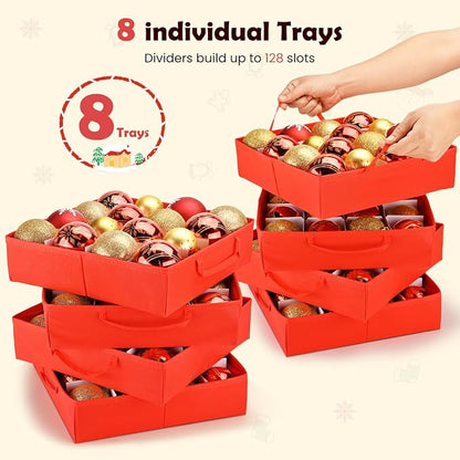 Plastic Christmas Ornament Storage Box - Image 5