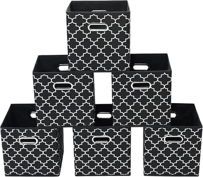 Fabric storage bins Cubes, Fabric Cube Organizer by Yunkeeper