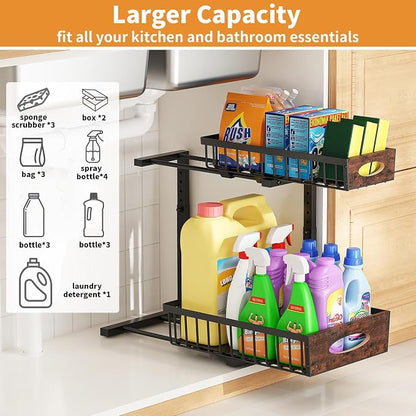 2-Tier Under Sink Organizer - Image 2