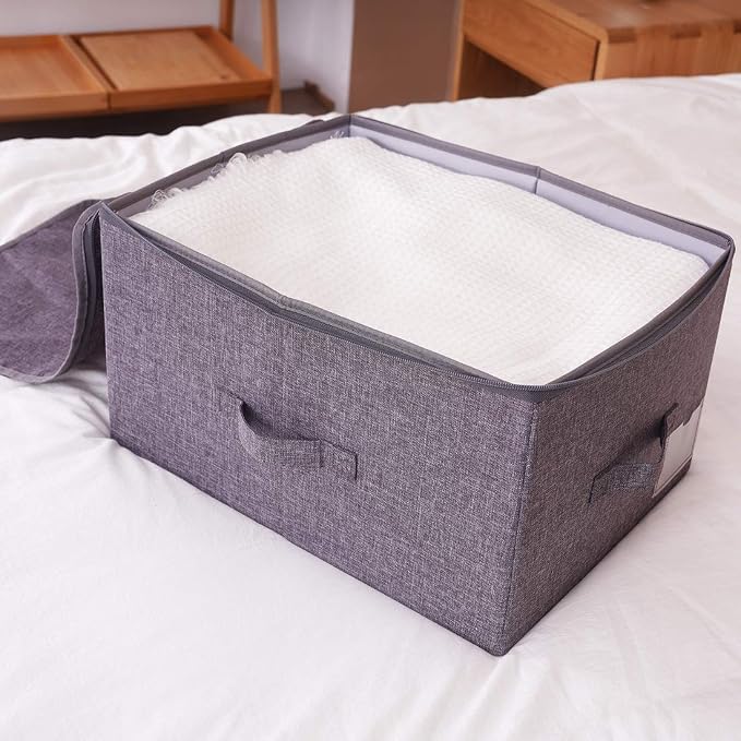 iwill CREATE PRO Pack of 2, Fabric Folding Washable Clothes Storage Boxes - Image 7