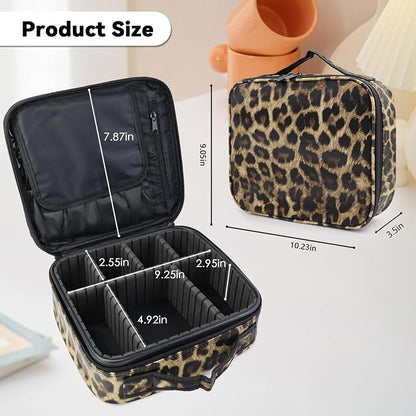 Travel Makeup Bag Makeup Cosmetic Train Case Organizer Portable Storage Bag - Image 6