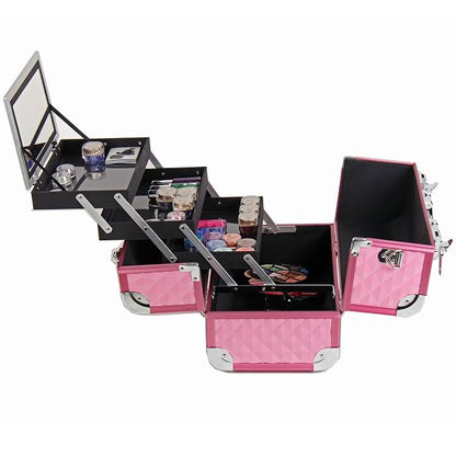 SHANY Premier Fantasy Professional Makeup Train Case Cosmetic Box Portable - Image 7