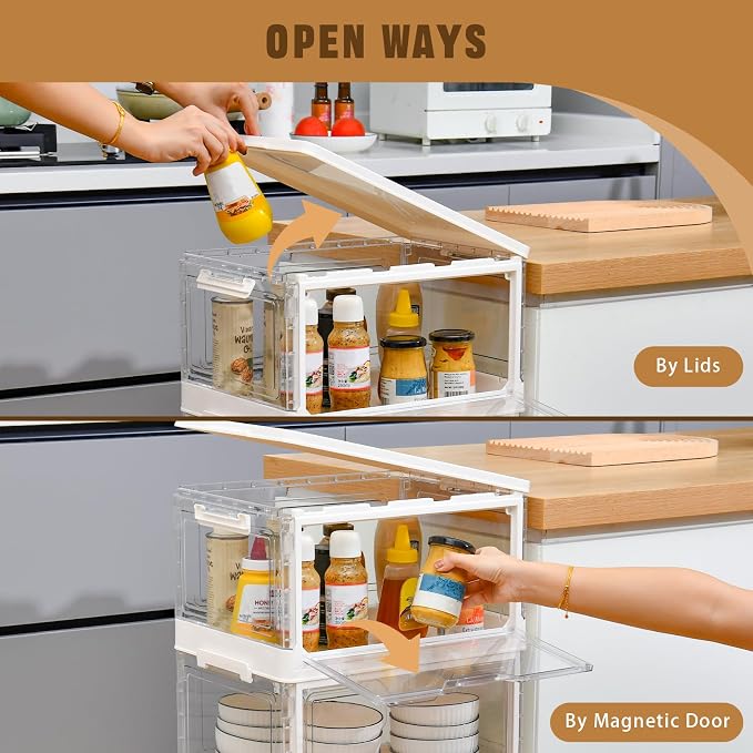 Freebat Collapsible Plastic Storage Bins - Image 6
