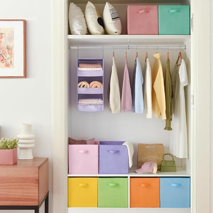 GRANNY SAYS 13 Inch Cube Storage Bins, Colorful Cube Storage Organizer - Image 2