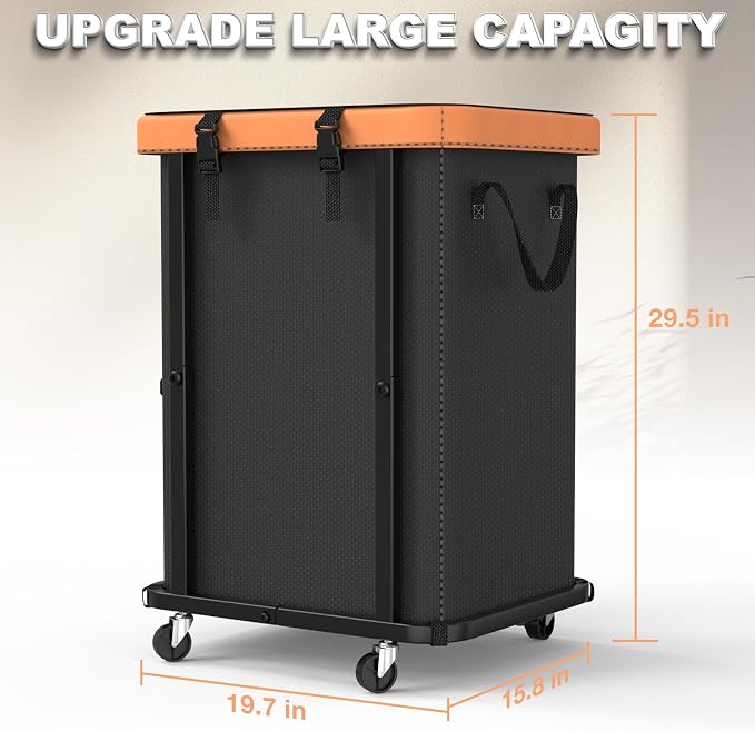 150L Large Fashion Laundry Basket - Image 6