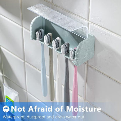 5 Slots Toothbrush Holder Wall Mount - Image 6