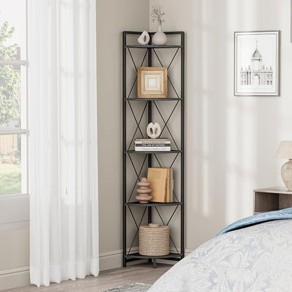5 Tier Corner Shelf Stand, Plant Stand Display Shelf - Image 7