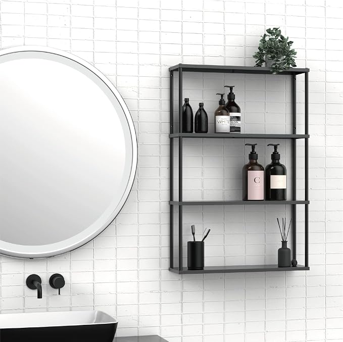 Mango Steam Wall-Mounted Steel Shelving Unit - Image 5