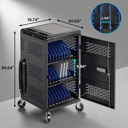 Fully Assembled 30 Unit Device Charging Station - Image 3