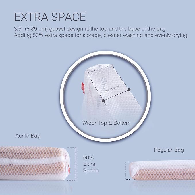 Mesh Laundry Bags for Delicates – 3 Medium Durable Net - Image 6