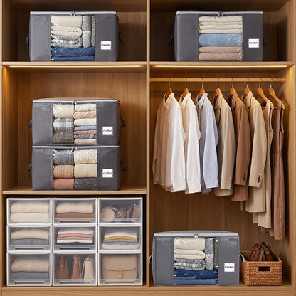 YGEOMER Blanket Storage Bags Clothes Organizers Closet Containers - Image 7