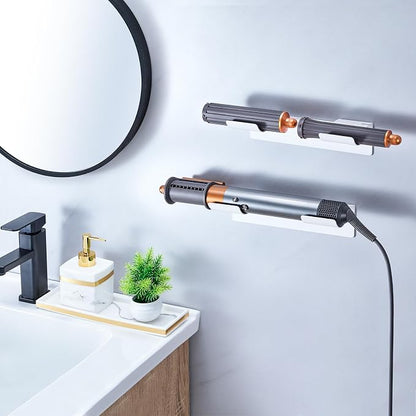 2 PCS Wall Mount Curling Iron Holder and Hair Tool Organizer - Image 8