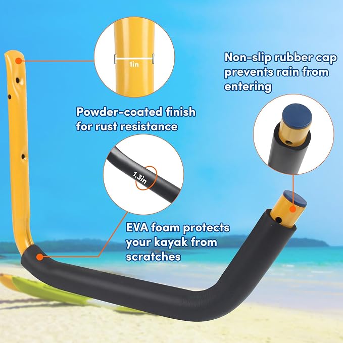 Kayak Storage Rack, Kayak Rack for Garage, Kayak Wall Mount Kayak Wall Rack - Image 3