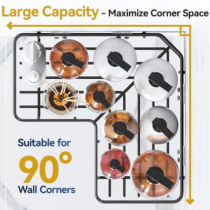 YASONIC Corner Shower Caddy Adhesive, 100% Rustproof Shower Organizer, No Drill - Image 3