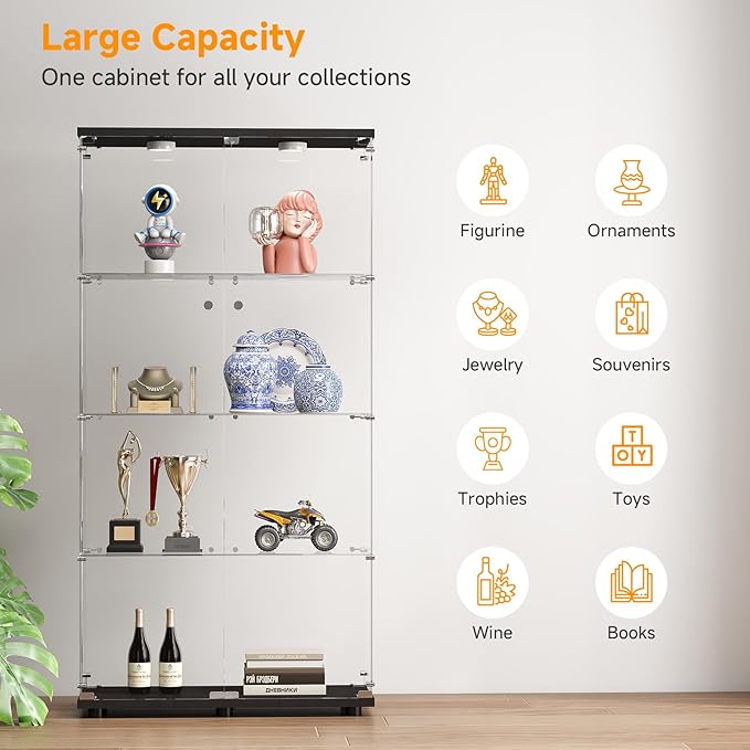 Tempered Glass Display Cabinet - Image 6