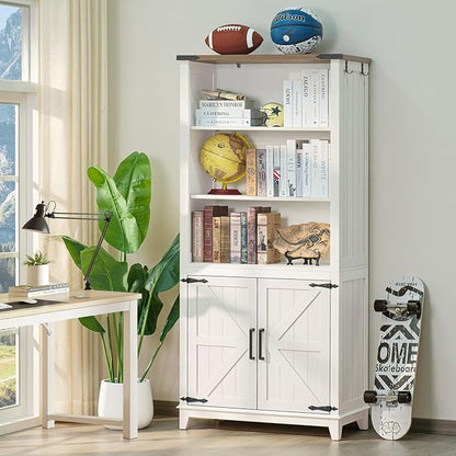 5 Tier Bookshelf 70in Tall Bookcase by Joaxswe