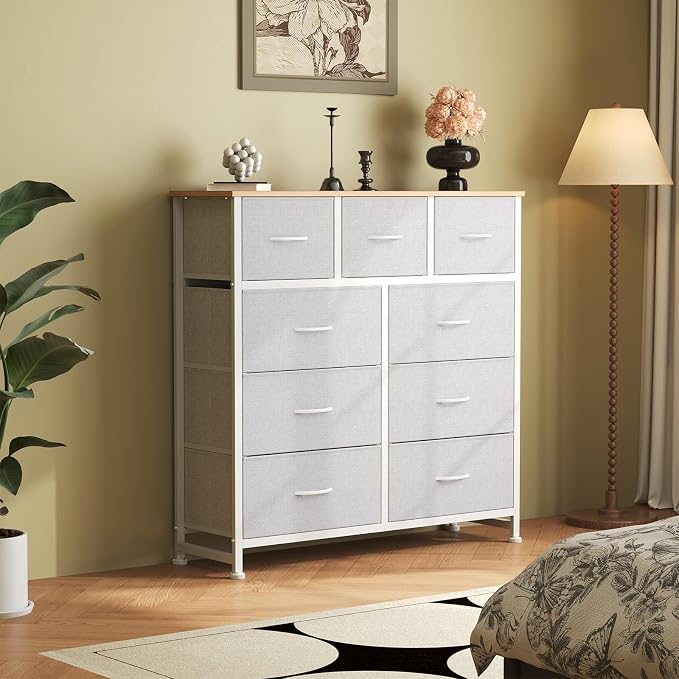 OLIXIS 9 Drawer Tall Dresser for Bedroom, Closet Organizers and Storage | - Image 7