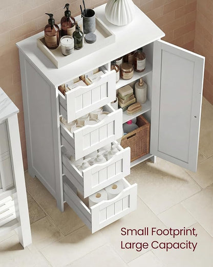 VASAGLE Storage Cabinet with Drawers, Freestanding Floor Cabinet with Door - Image 3