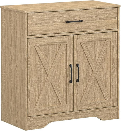 Panana Wooden Cabinet 1 Drawer and 2 Doors Storage Cupboard Coffee Bar by Panana