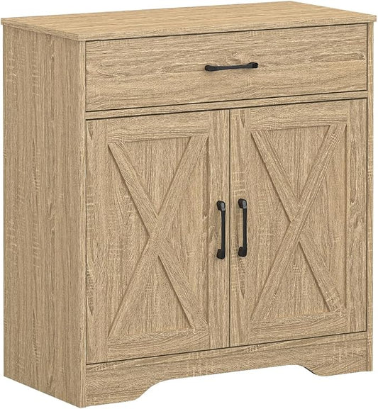 Panana Wooden Cabinet 1 Drawer and 2 Doors Storage Cupboard Coffee Bar by Panana