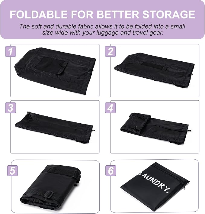 Backpack Laundry Bag, Large Travel Laundry Bags - Image 4