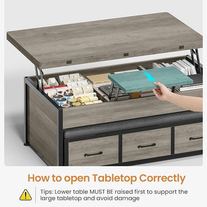 Itaar Lift Top Coffee Table Set, Center Table - Image 8