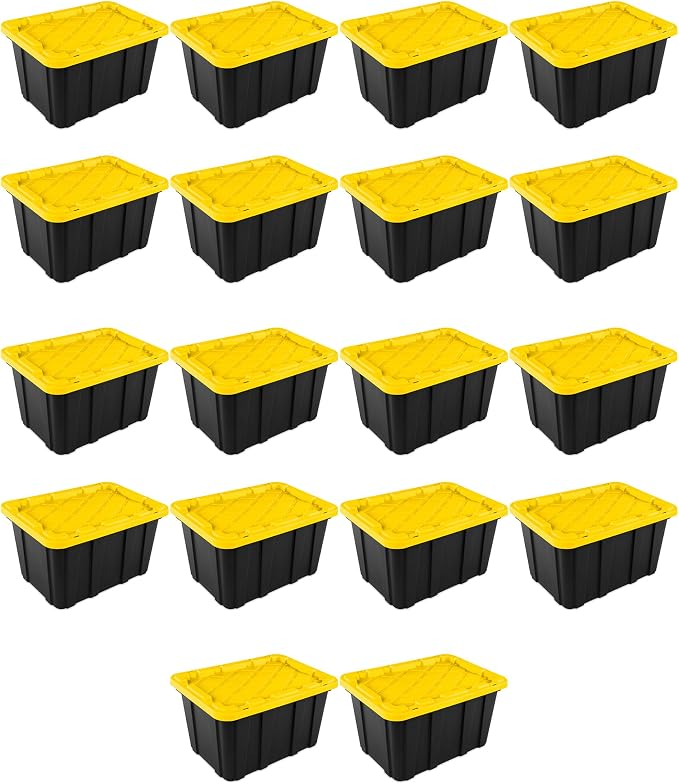 Sterilite 18-Pack Industrial Tote, Plastic Storage Container Bins - Image 8