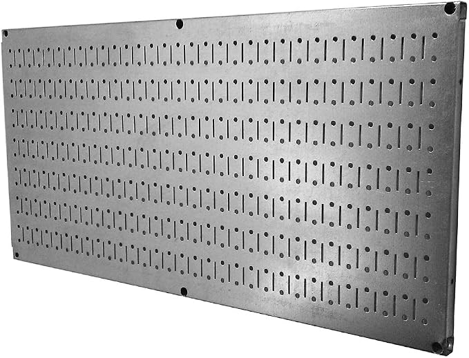 Wall Control Pegboard 16in x 32in Horizontal Galvanized Metal Pegboard Tool by Wall+Control