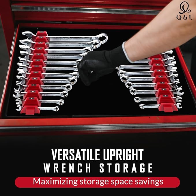 Q&U Wrench Organizer Modular System – 24 PCS Magnetic Wrench Organizer - Image 2