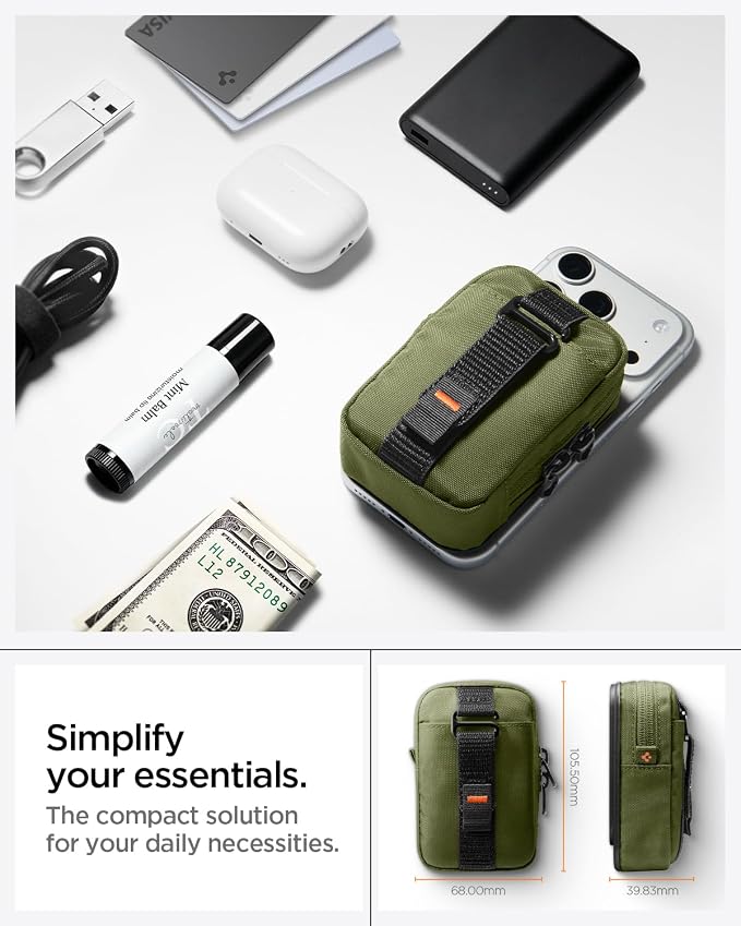 Spigen for MagSafe Wallet Magnetic Pouch Organizer RFID Blocking EDC SSD Card - Image 3