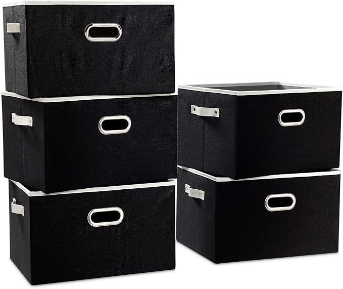 PRANDOM Larger Collapsible Storage Bins by Prandom