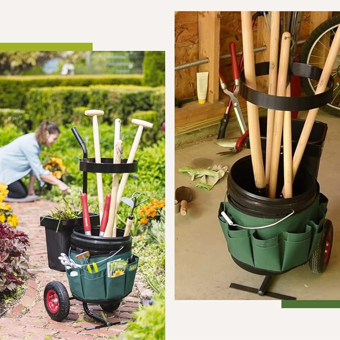 Gardener's Supply Company Heavy Duty Mobile Tool Storage Caddy | All in One - Image 7