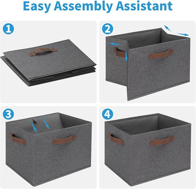 GhvyenntteS Large Fabric Storage Bins - Image 9