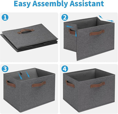 GhvyenntteS Large Fabric Storage Bins - Image 9