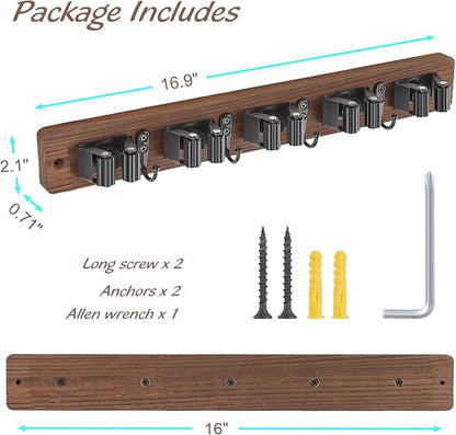 Mop and Broom Holder Wall Mount - Image 6