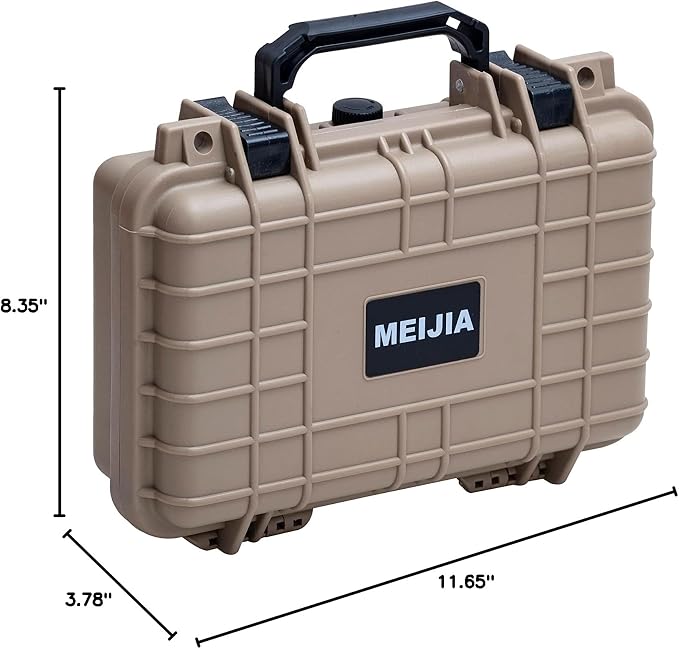MEIJIA Portable All Weather Waterproof Protective Hard Case, Small Camera Case - Image 9