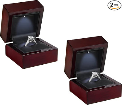 Allure - 2 Pack, Luxury Ring Box by ALLURE