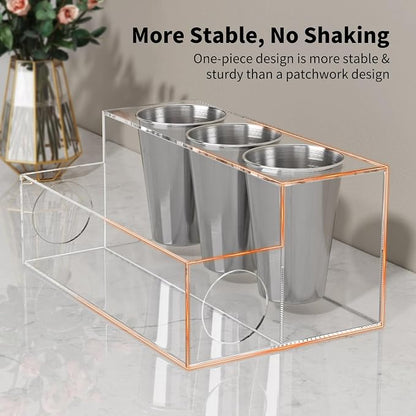 NIUBEE Hair Tool Organizer, Bathroom Countertop Blow Dryer Holder, Vanity Caddy - Image 5