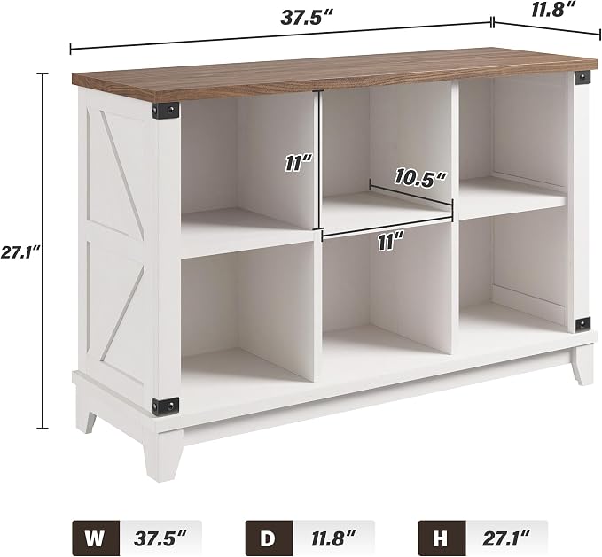 EnHomee 6 Cube Storage Organizer and Shelf, Cube Storage Shelf - Image 3