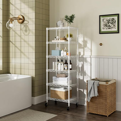 Golpart Small Shelves Storage Wire Metal Adjustable Shelf Unit - Image 7