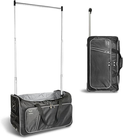 Travolution Dance Bag with Garment Rack, 24 Inch Rolling Duffel With Wheels by Ecogear